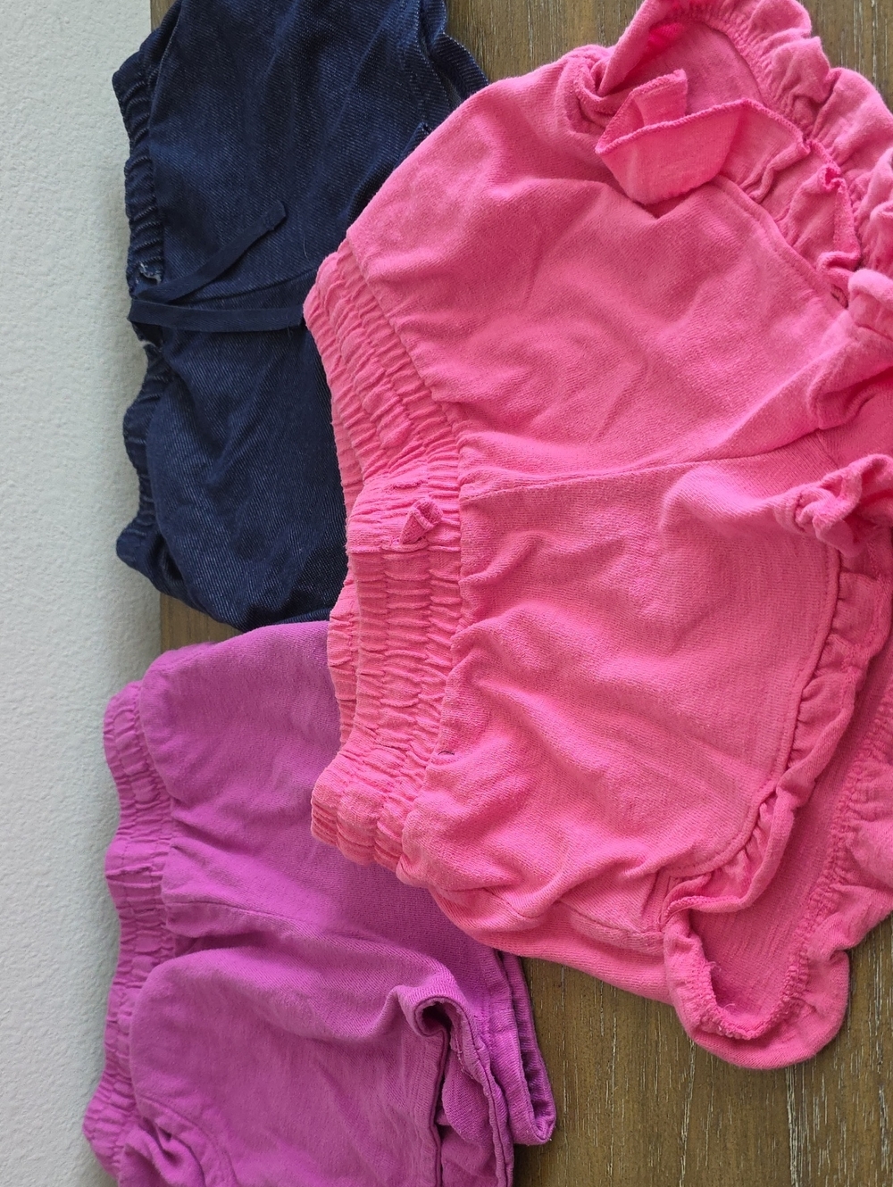 Carter's And Jumping Beans Ruffle Elastic-Waist Shorts Trio